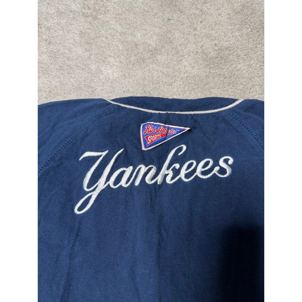 Vintage MLB Yankees 4T Two Piece Matching Set Navy Tan - Picture 6 of 10